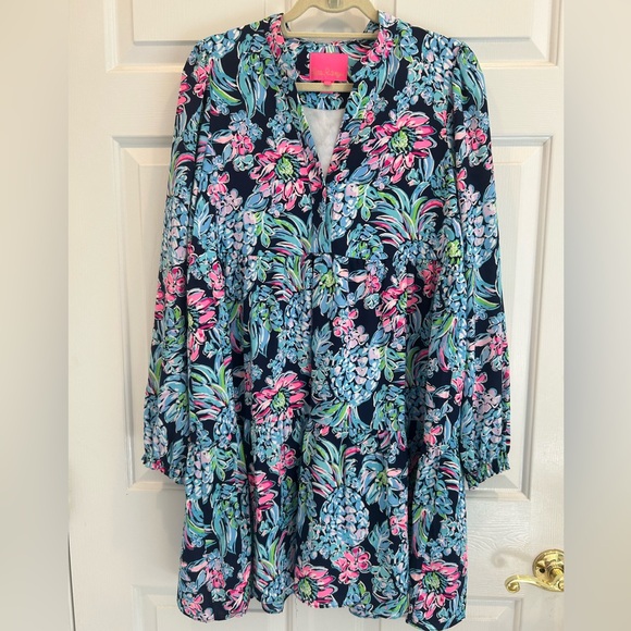 Lilly Pulitzer Winona Tunic dress excellent condition size M - Picture 2 of 9